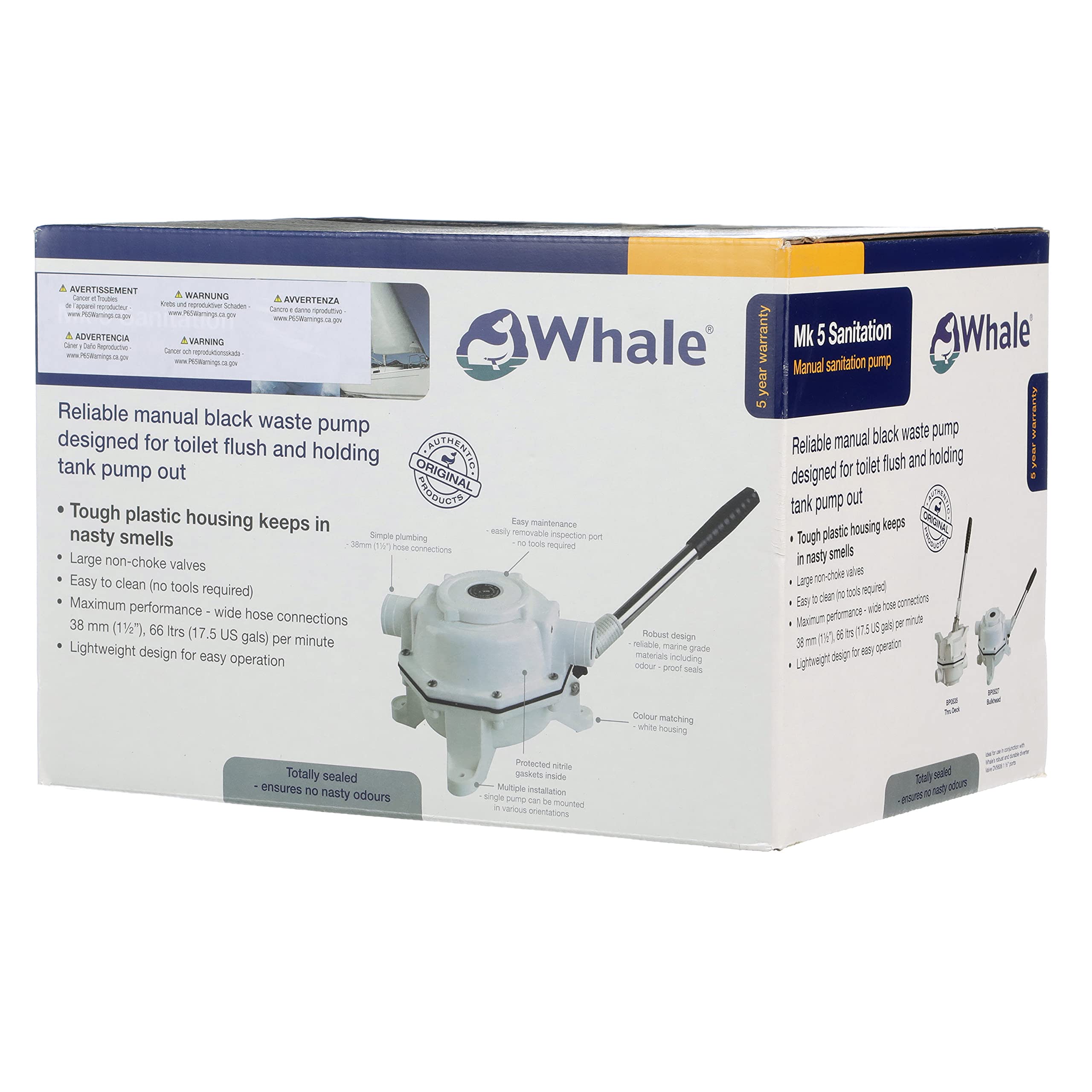 Foto 6 | Bomba De Saneamiento Manual Whale Bp0535 Mark V 17,5 L/min - Venta Internacional.