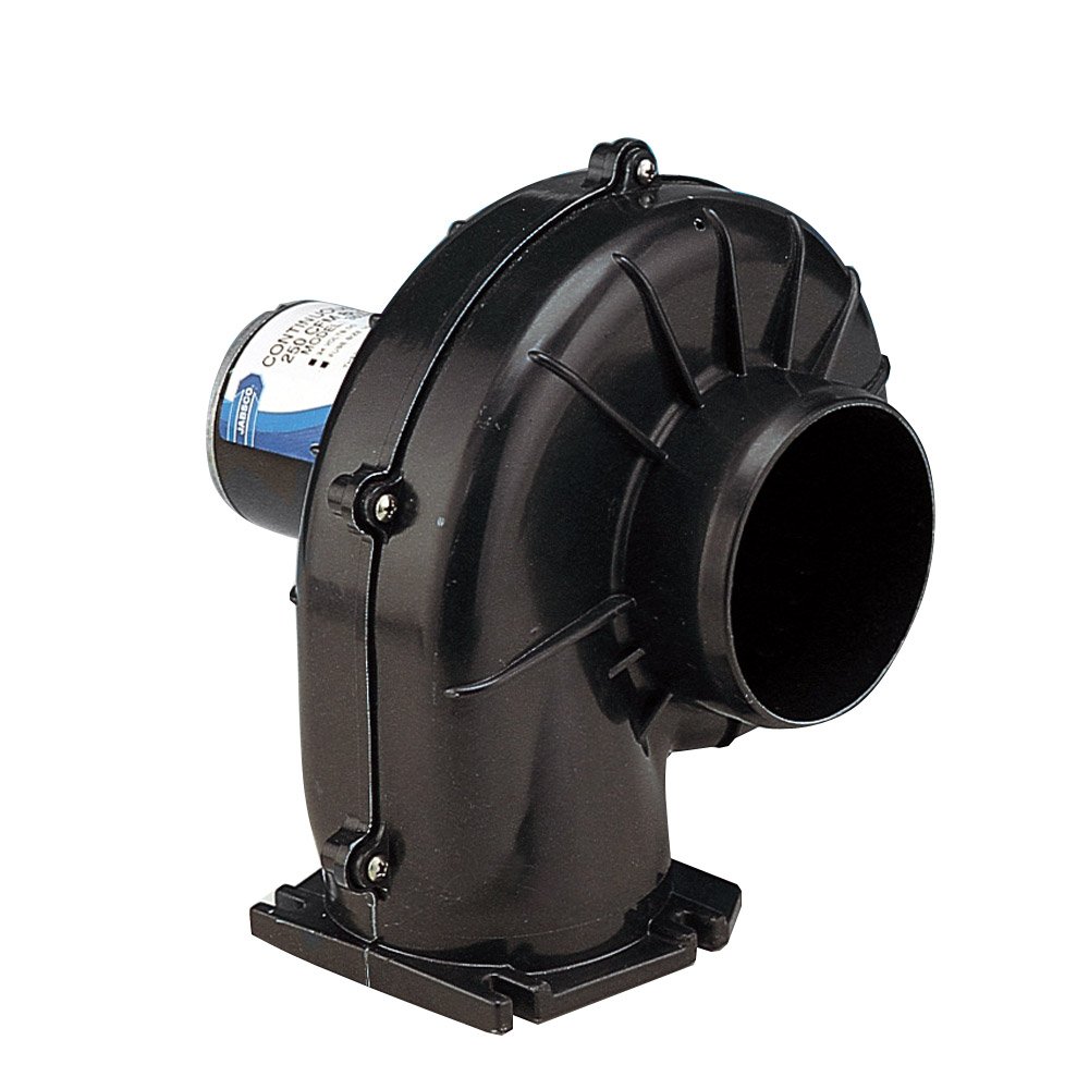 Soplador Jabsco 35760-0092 Con Soporte De Brida Ce 250 Cfm, Color Negro - Venta Internacional.