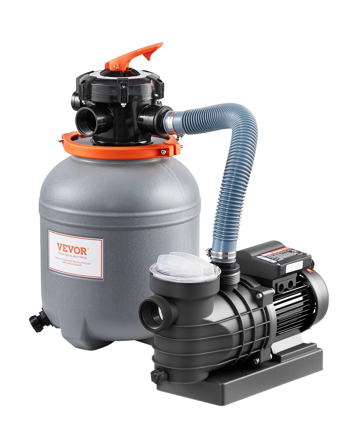 Bomba De Filtro De Arena Vevor Para Piscina Elevada 12 Cm 2650 L/h - Venta Internacional.