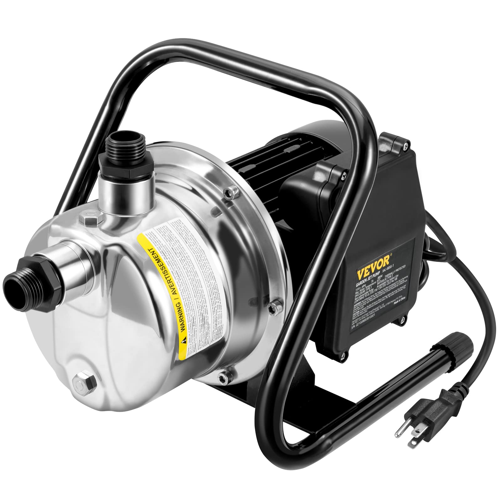 Bomba Portátil Para Pozos Poco Profundos Vevor 1.5 Hp 1200 Gph 115v - Venta Internacional.