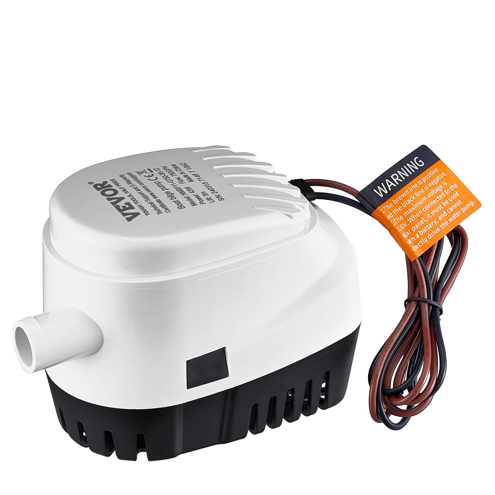 Foto 2 pulgar | Bomba De Achique Vevor 750gph, 12 V, Barco Sumergible Automático - Venta Internacional.
