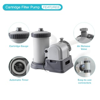 Foto 6 | Sistema De Bomba Con Filtro De Cartucho Para Piscinas Intex 2500l/h - Venta Internacional.