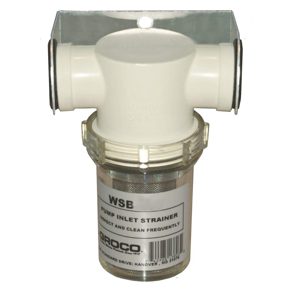 Colador De Agua Groco 1/2 Con Cesta De Plástico Para Agua Dulce - Venta Internacional.