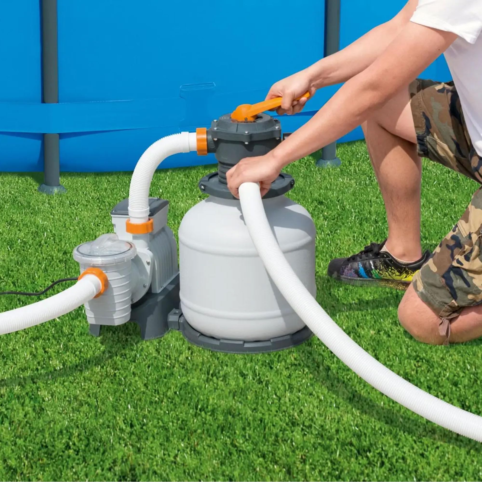 Foto 6 pulgar | Bomba De Piscina Con Filtro De Arena Bestway Flowclear  2200 Galones - Venta Internacional.