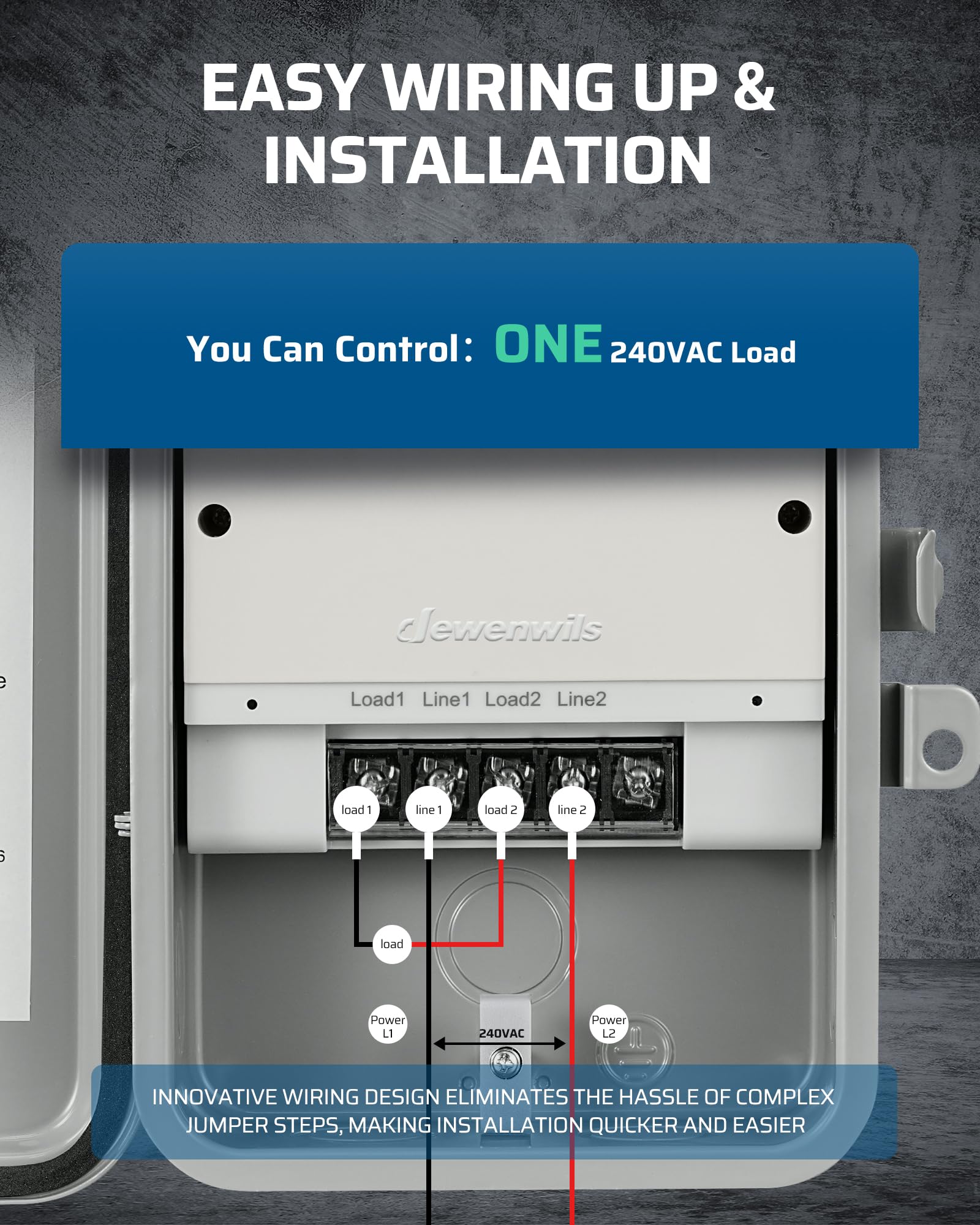 Foto 5 | Temporizador Para Bomba De Piscina Dewenwils Outdoor Smart Wifi 40a 240vac 3hp - Venta Internacional.