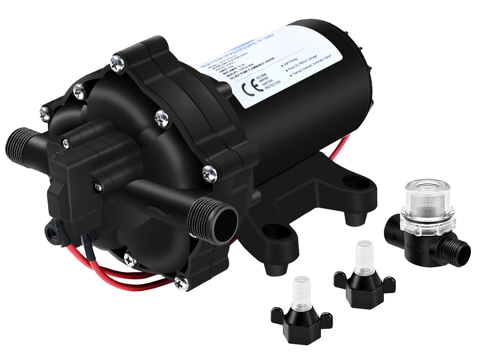 Bomba Pulverizadora Eco-worthy Serie 55 12v 24.6lpm 4.8bar - Venta Internacional.