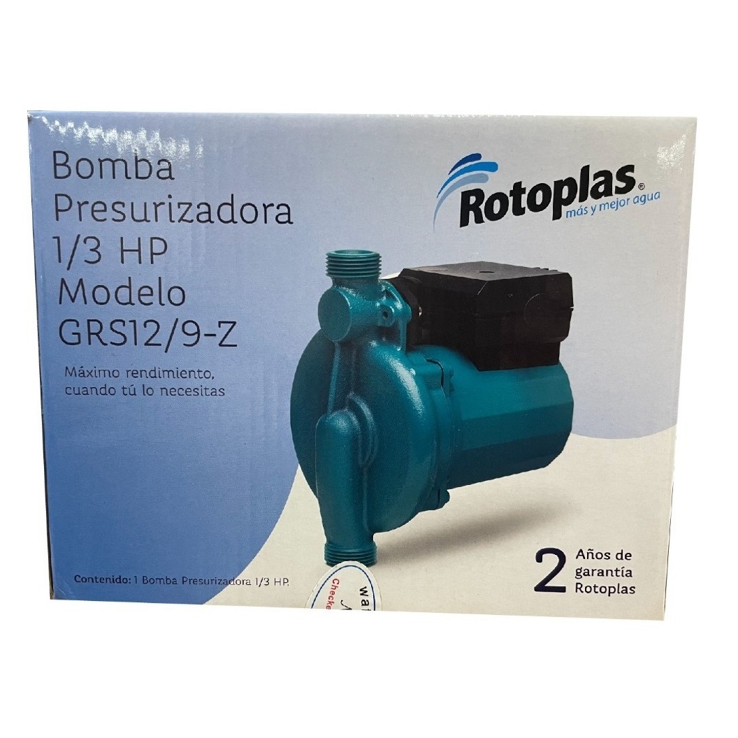Foto 3 pulgar | Bomba Presurizadora 1/3 Hp 110 V Rotoplas
