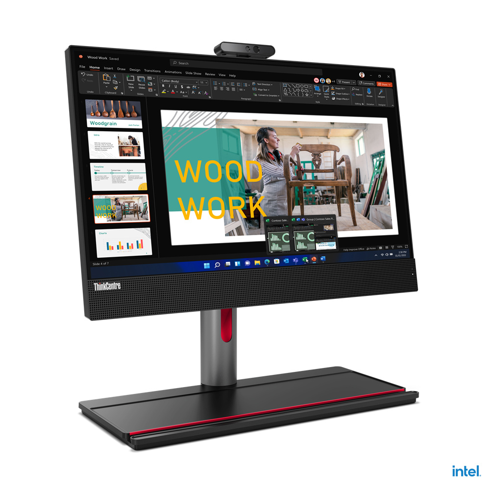 Foto 2 pulgar | All-in-One Lenovo Thinkcentre M70a Gen 3 21.5'' Intel Core I5-12400 2.50ghz 16gb 512gb Ssd Windows 11 Pro 64-bit