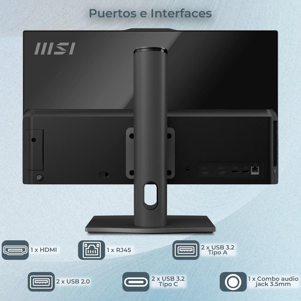 Foto 6 pulgar | All In One Msi Core 3 16gb 512gb M.2 23.8 Fhd Touch W11h