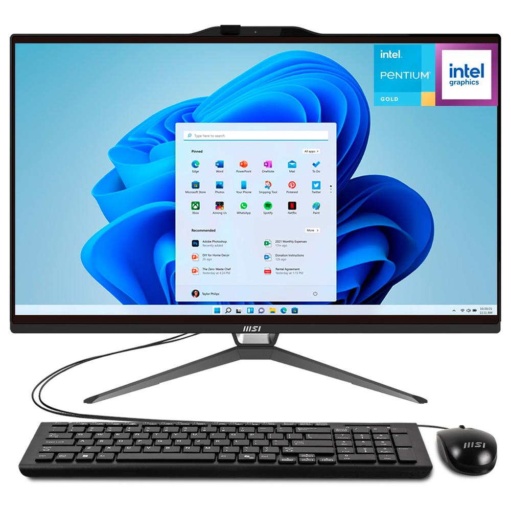 Foto 2 pulgar | All In One Msi Pro Intel G7400 12gb 512gb 21.5 Fhd Touch W11