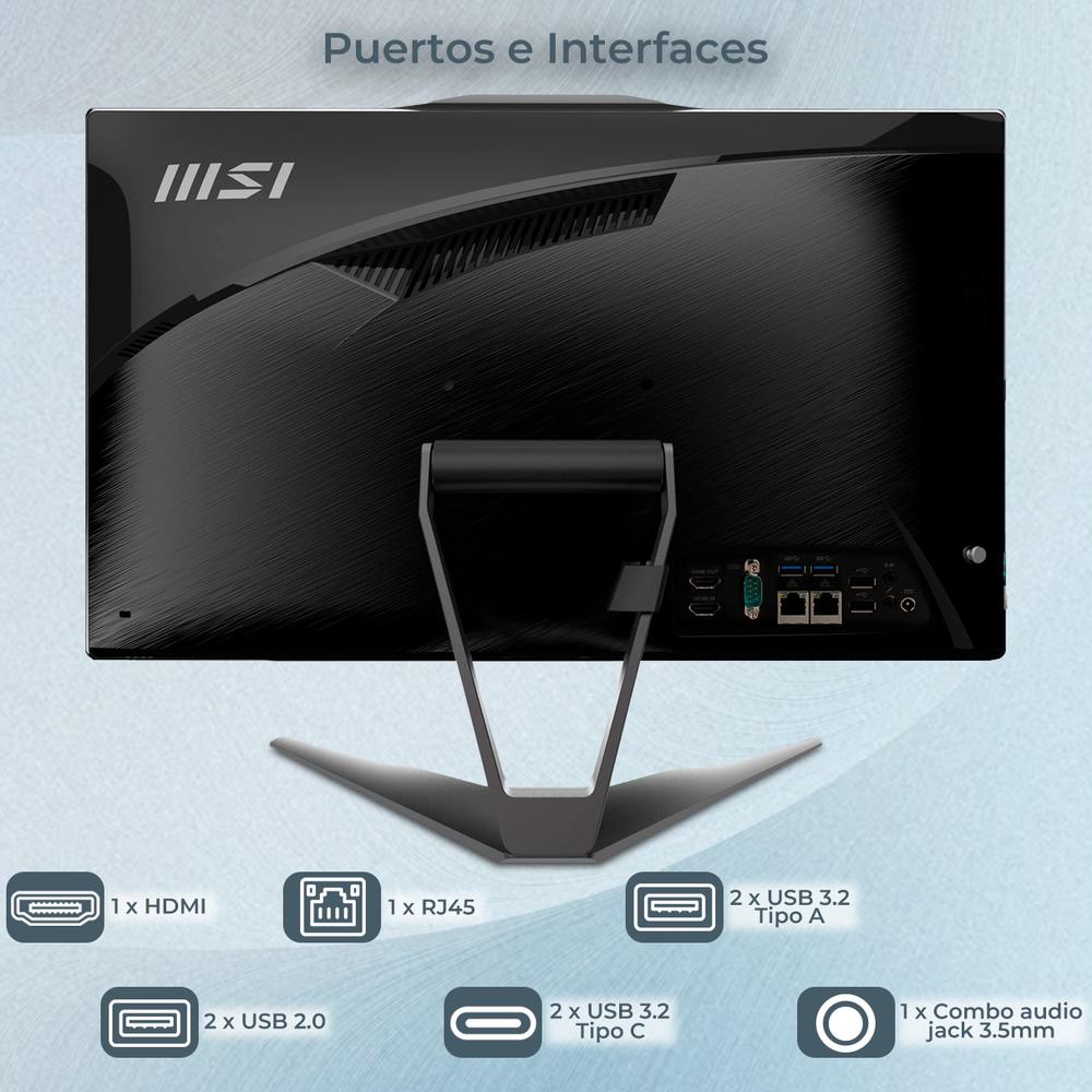 Foto 6 pulgar | All In One Msi Pro Intel G7400 12gb 512gb 21.5 Fhd Touch W11