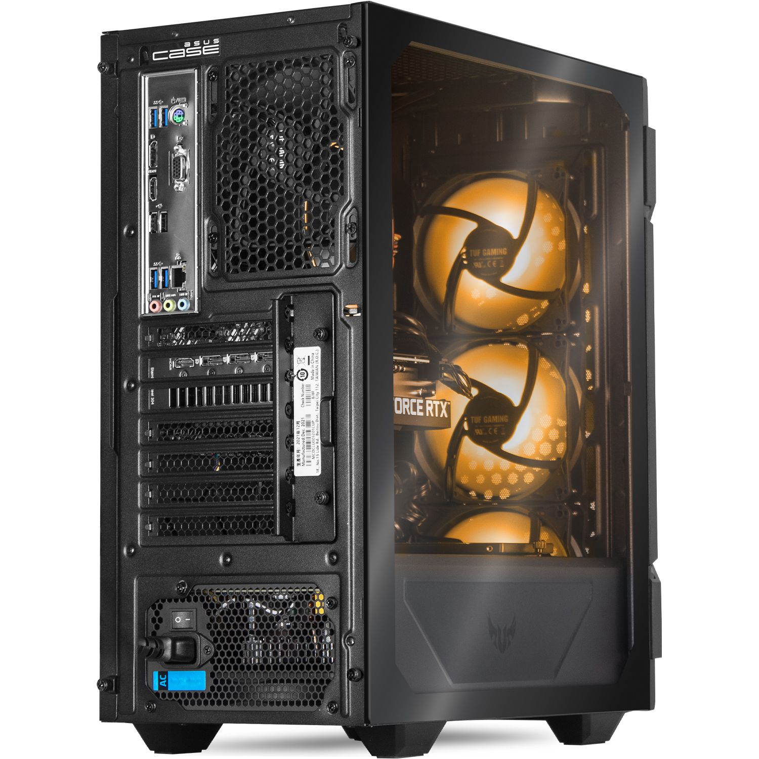 Foto 5 pulgar | Xtreme PC Gamer Asus Tuf Geforce RTX 3050 Ryzen 7 5700x 16 GB RAM 500 GB SDD 2 TB Wifi Pba
