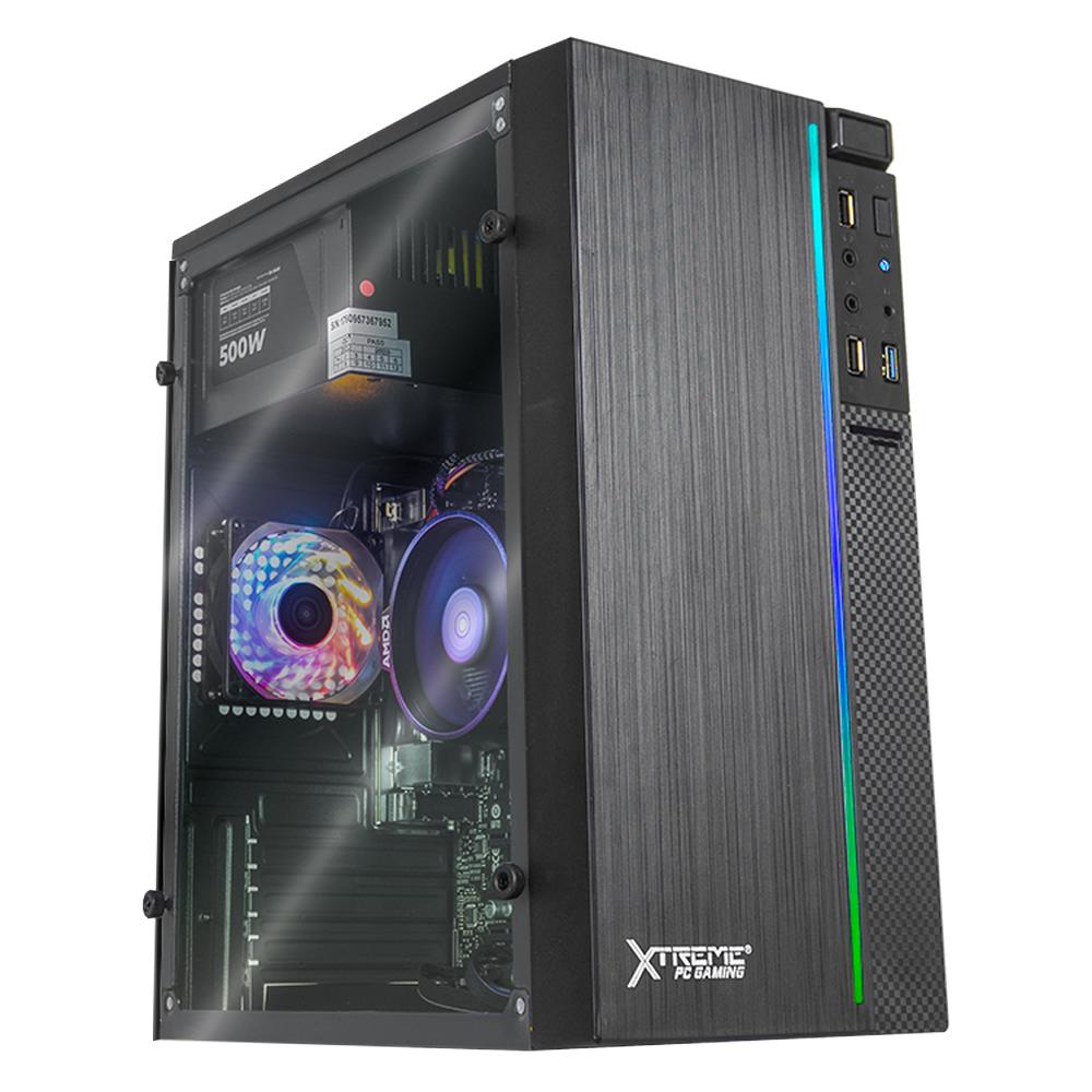 Foto 2 pulgar | CPU Xtreme PC Gaming AMD Radeon Vega Renoir Ryzen 5 4600G 16 GB SSD 500 GB Wifi Negro