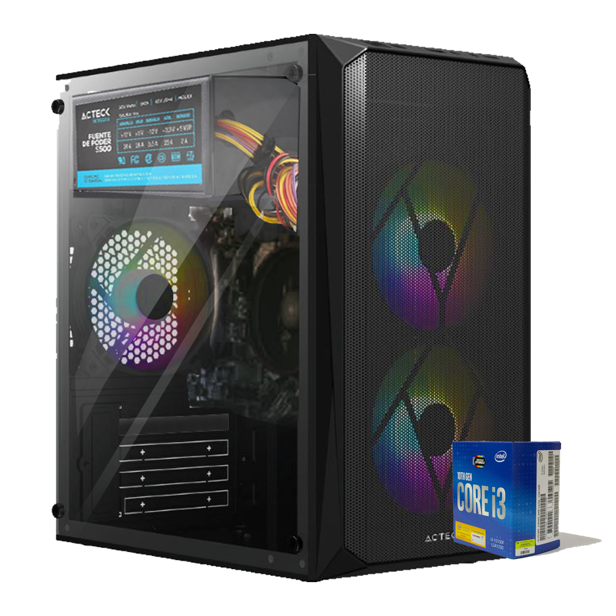 Foto 1 | Cpu Computadora Armada Core I3, 16gb Ram 960gb Ssd, Gabinete Rgb