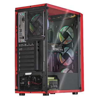 Foto 4 | CPU Xtreme PC Gaming Geforce RTX 3050 Core I3 12100f 16gb SSD 500gb Wifi color Rojo