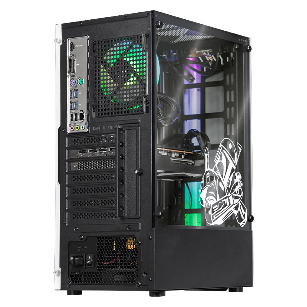 Foto 4 | CPU Xtreme PC Gaming Amd Radeon Rx 6650 Xt Ryzen 7 5700g SSD 500GB 3TB Wifi Mandalorian Green