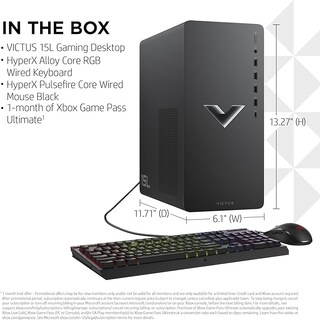 Foto 3 | Computadora de Escritorio Hyperx para Juegos Victus 15l Intel Core I7-13700f 13.a Generación 16 Gb de Ram 512 G