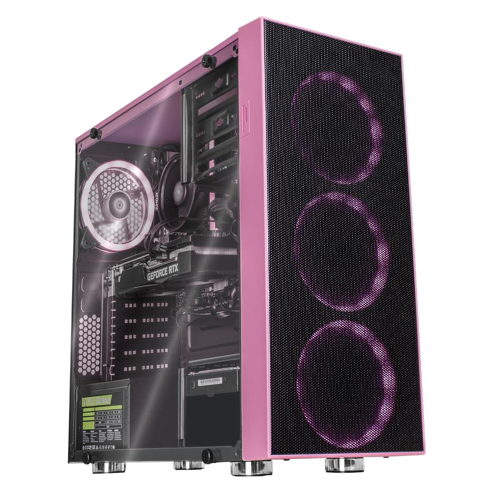 Foto 2 pulgar | Xtreme Pc Gaming Geforce Rtx 3050 Amd Ryzen 5 5500 16gb Ssd 500gb 2tb Wifi Pink