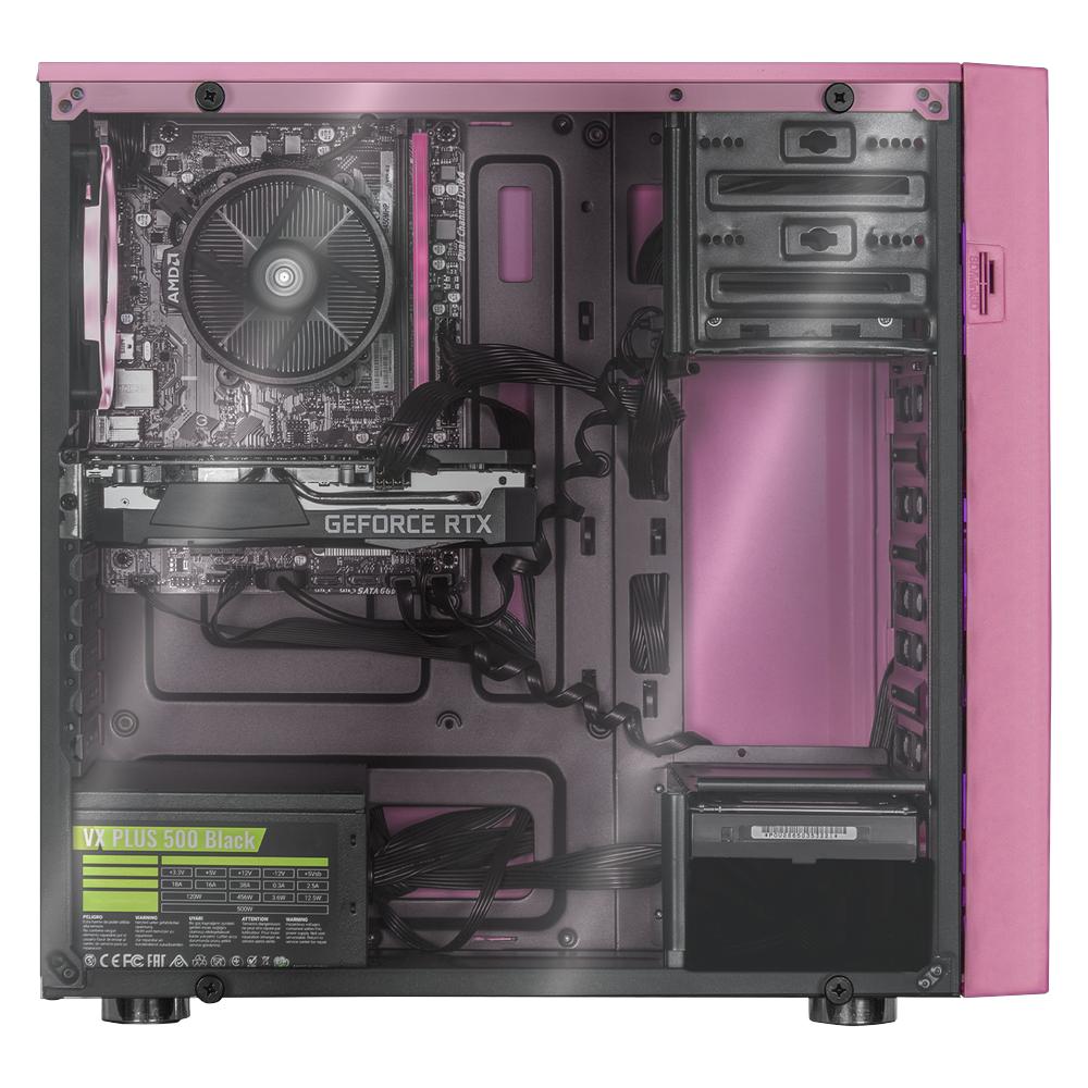 Foto 7 pulgar | Xtreme Pc Gaming Geforce Rtx 3050 Amd Ryzen 5 5500 16gb Ssd 500gb 2tb Wifi Pink