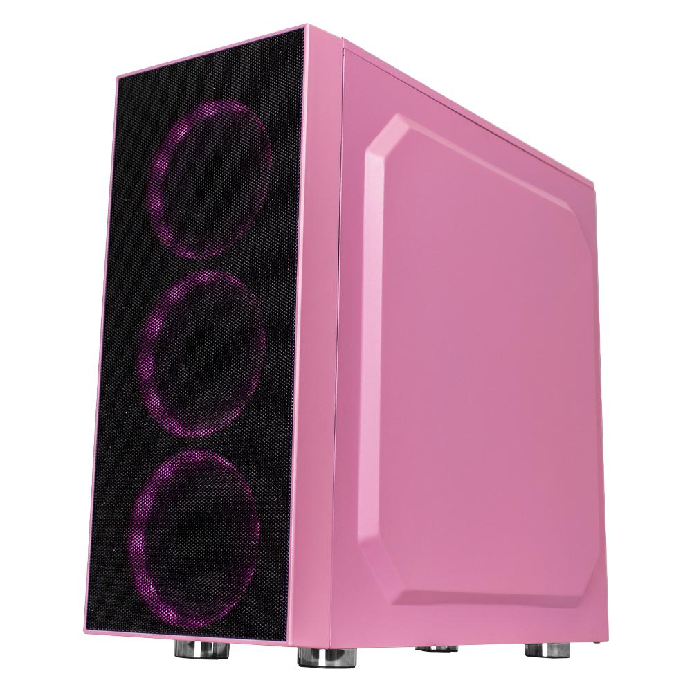 Foto 4 pulgar | Xtreme Pc Gaming Amd Radeon Rx 6600 Ryzen 5 5500 16gb Ssd 500gb Wifi Pink