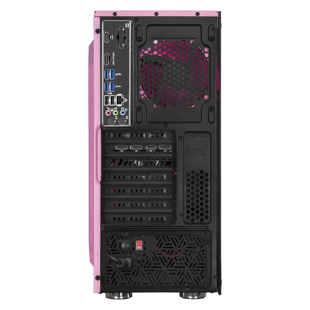 Foto 6 pulgar | Xtreme Pc Gaming Amd Radeon Rx 6600 Ryzen 5 5500 16gb Ssd 500gb Wifi Pink