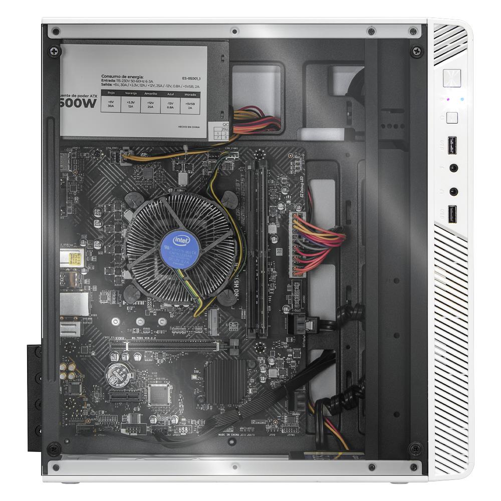 Foto 7 pulgar | Xtreme Pc Gaming Computadora Intel Core I5 10400 8gb Ssd 240gb Wifi White