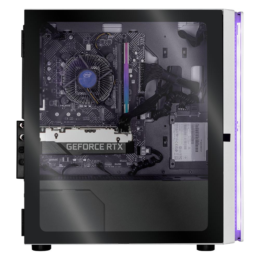 Foto 7 pulgar | Xtreme Pc Gaming Geforce Rtx 3060 Intel Core I5 10400f 16gb Ssd 480gb 2tb Wifi Purity White