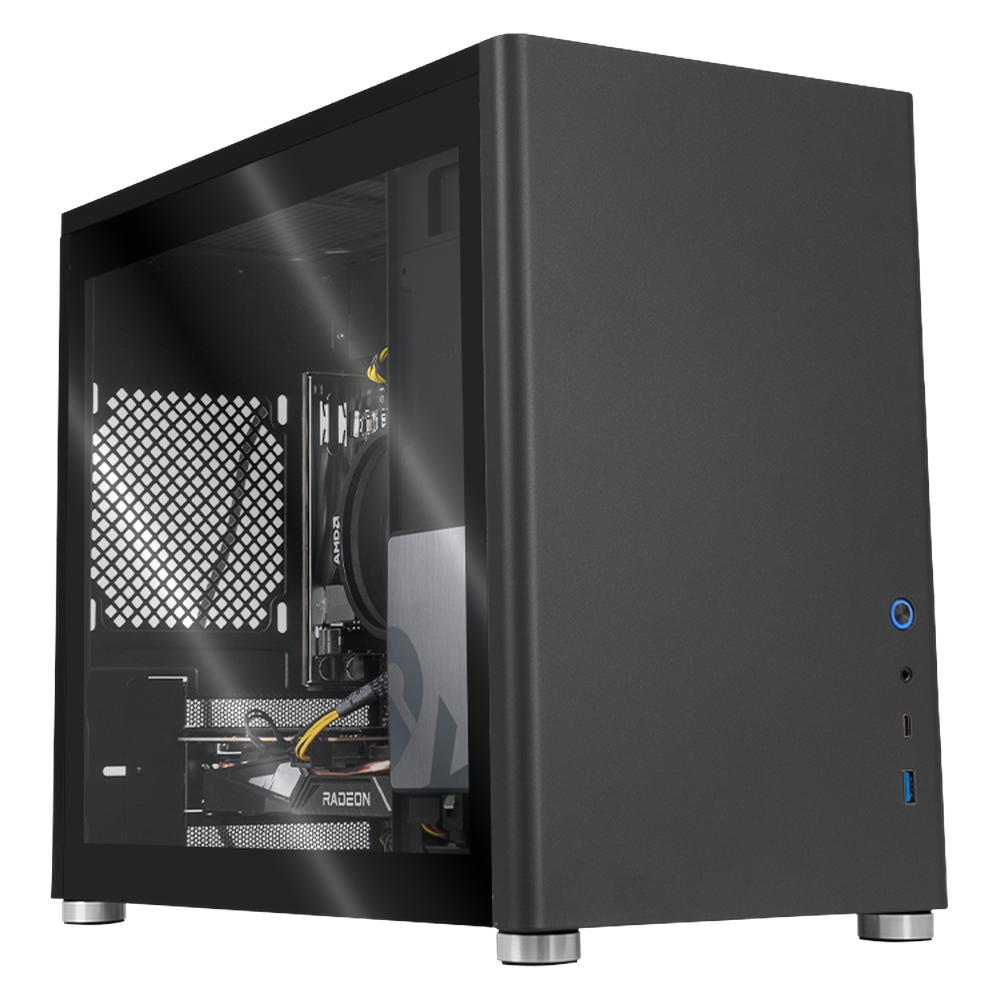 Xtreme PC Gaming AMD Radeon RX 6500 XT Ryzen 5 5500 16GB SSD 250GB 2TB WIFI Eris Grey