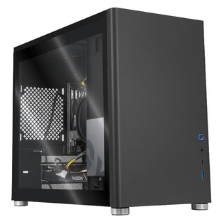 Foto 1 | Xtreme PC Gaming AMD Radeon RX 6500 XT Ryzen 5 5500 16GB SSD 250GB 2TB WIFI Eris Grey