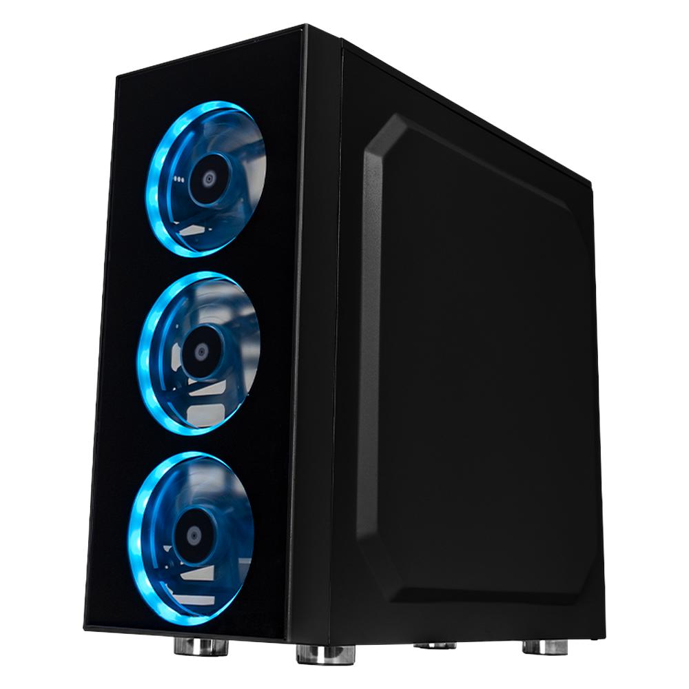Foto 4 pulgar | Xtreme Pc Gaming Amd Radeon Rx 6500 Xt Ryzen 5 4500 16gb Ssd 250gb 2tb Monitor 23.8 144hz Wifi Black