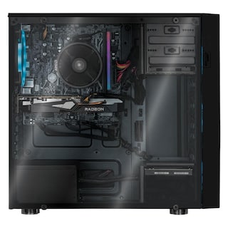 Foto 6 | Xtreme Pc Gaming Amd Radeon Rx 6500 Xt Ryzen 5 4500 16gb Ssd 250gb 2tb Monitor 23.8 144hz Wifi Black