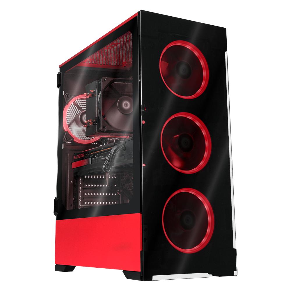 Foto 2 pulgar | Xtreme Pc Gaming Amd Radeon Rx 7700 Xt Ryzen 7 5700x 32gb Ssd 1tb 4tb Wifi Red