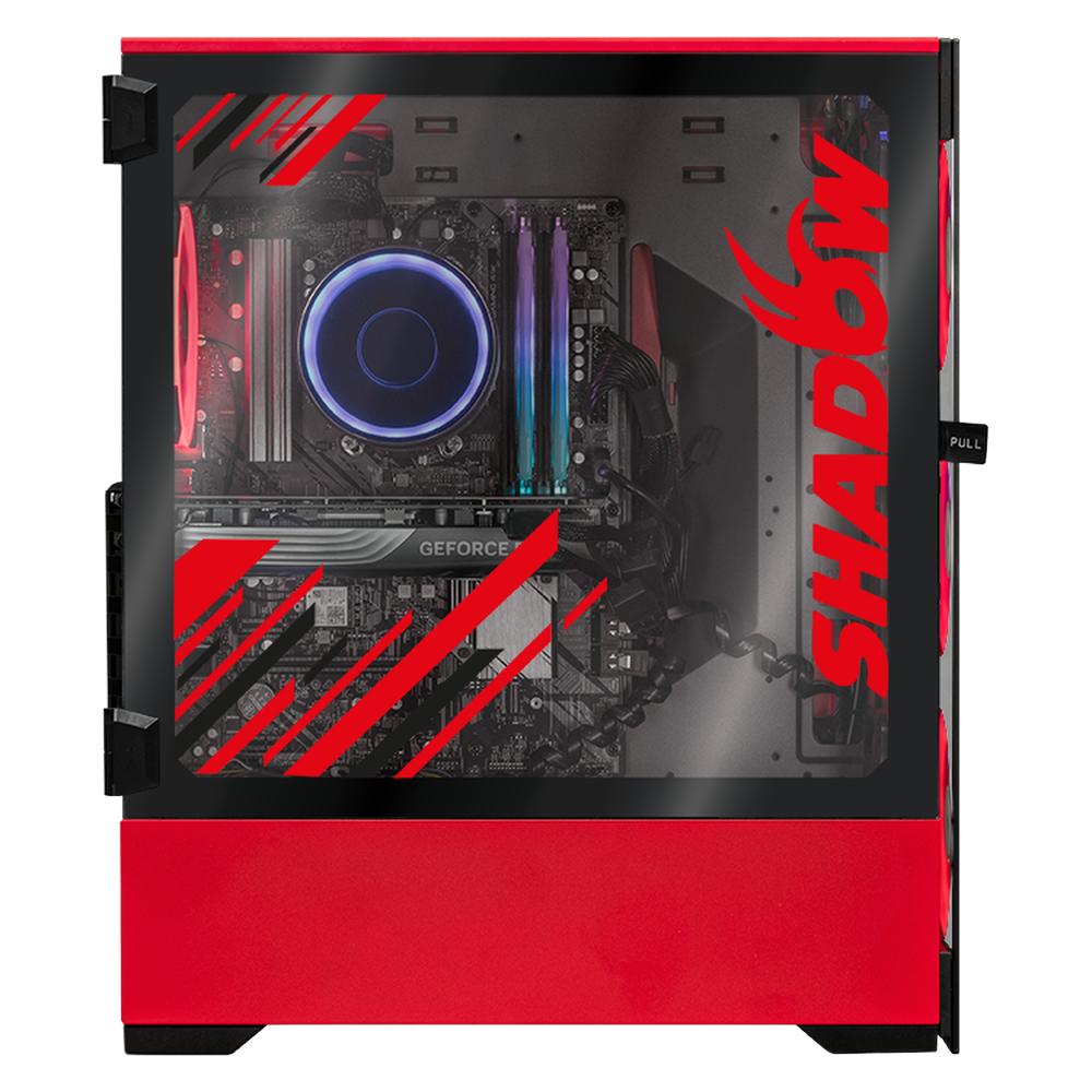 Foto 7 pulgar | Xtreme Pc Gaming Geforce Rtx 4070 Super Amd Ryzen 9 5900x 32gb Ssd 960gb 4tb Wifi Shadow Rojo