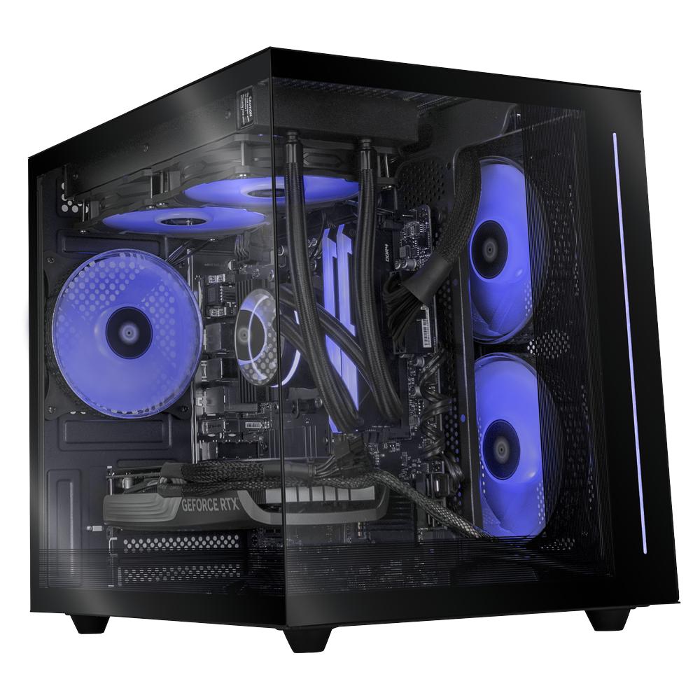 Xtreme Pc Gaming Geforce Rtx 4060 Amd Ryzen 7 5700x 32gb Ssd 1tb Sistema Liquido Wifi Tank Pro Negro