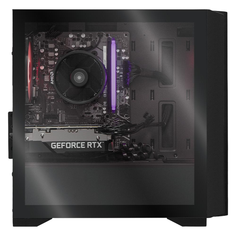 Foto 7 pulgar | Xtreme Pc Gaming Geforce Rtx 3060 Amd Ryzen 5 5600x 16gb Ssd 500gb 4tb Wifi Carbono Black