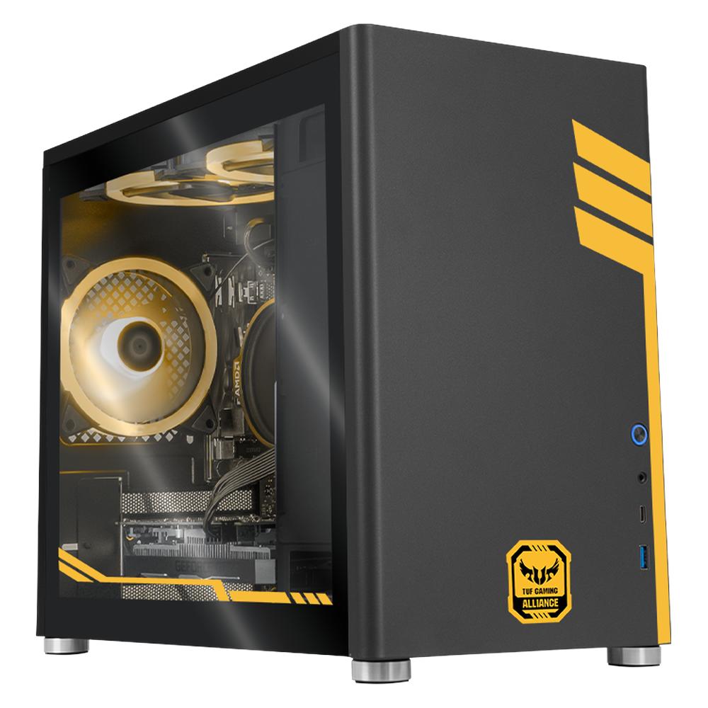 Foto 2 pulgar | Xtreme Pc Gaming Asus Tuf Geforce Gtx 1650 Amd Ryzen 5 5500 16gb Ssd 500gb 2tb Wifi Eris Grey