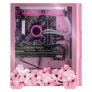 Foto 5 | Xtreme Pc Gaming Amd Radeon Rx 7600 Xt Ryzen 7 5800x 32gb Ssd 500gb 2tb Sistema Liquido Wifi Sakura