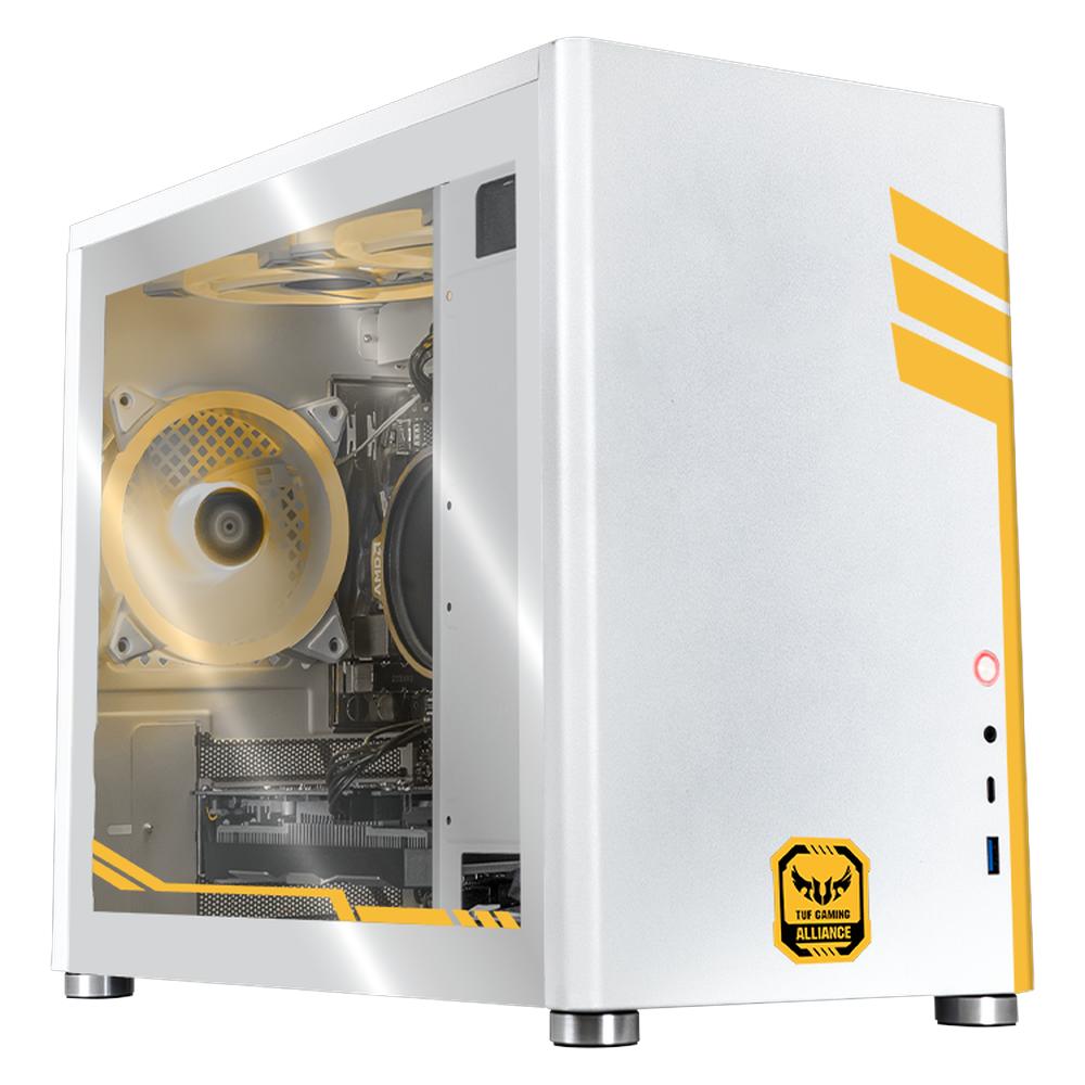 Foto 2 pulgar | Xtreme Pc Gaming Asus Tuf Geforce Gtx 1650 Amd Ryzen 5 5500 16gb Ssd 500gb 2tb Wifi Eris Blanco