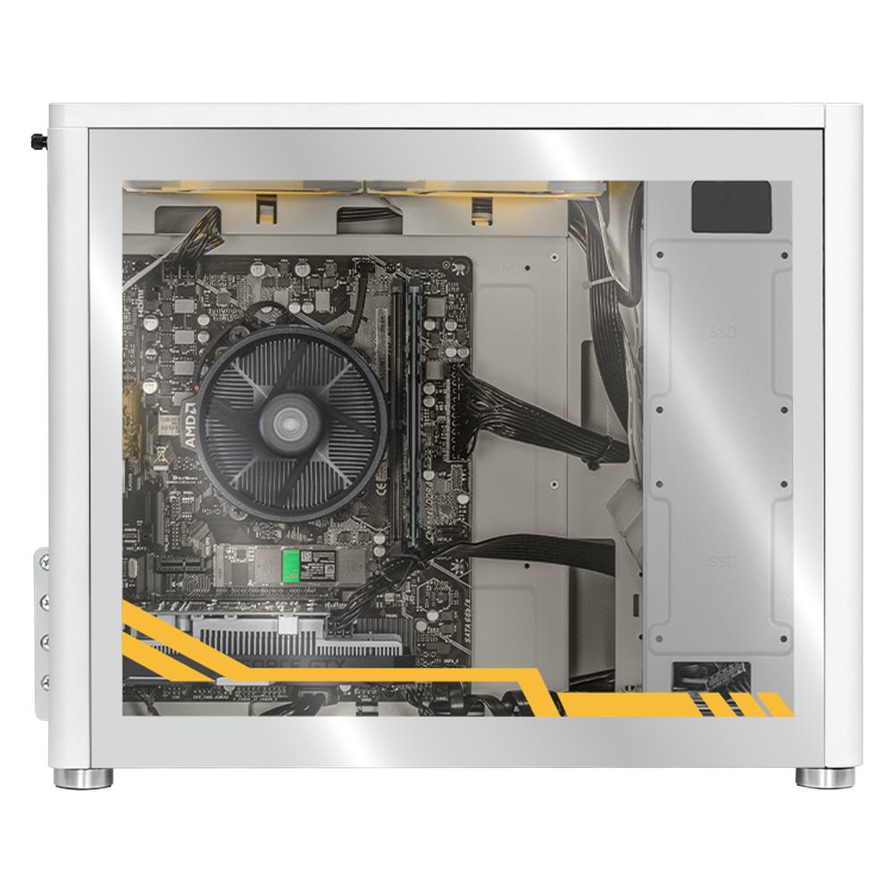 Foto 6 pulgar | Xtreme Pc Gaming Asus Tuf Geforce Gtx 1650 Amd Ryzen 5 5500 16gb Ssd 500gb 2tb Wifi Eris Blanco