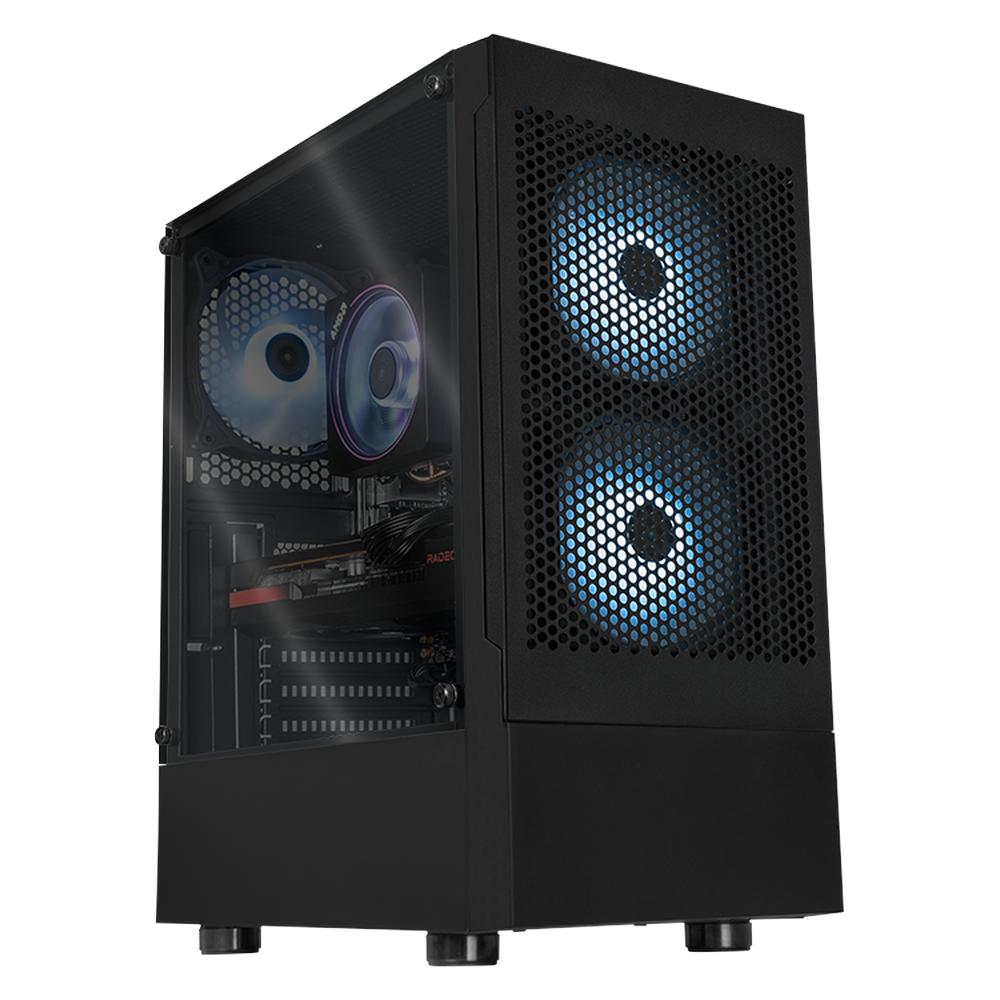 Xtreme Pc Gaming Amd Radeon Rx 7600 Xt Amd Ryzen 7 7700 32gb Ddr5 Ssd 1tb Wifi Black
