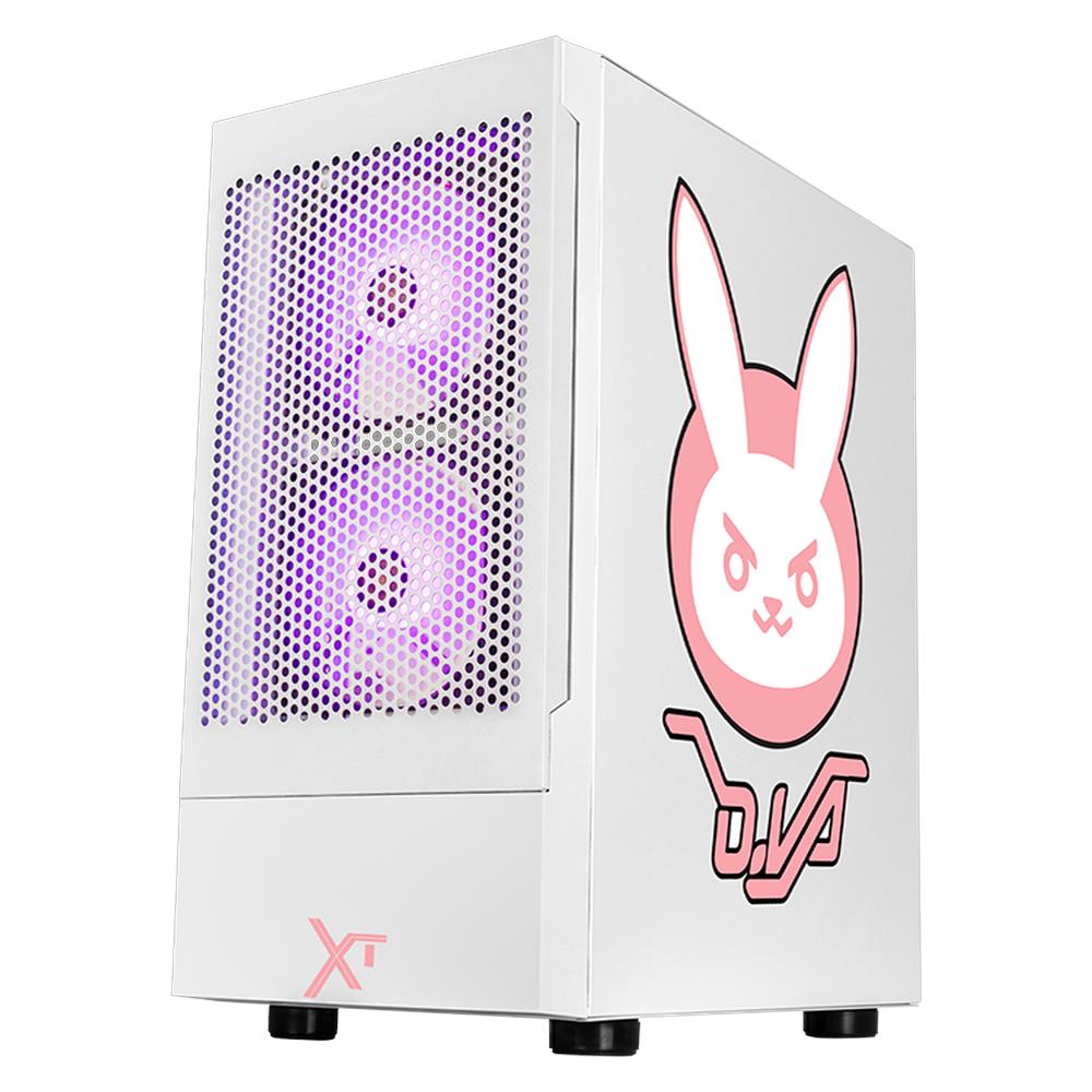 Foto 4 pulgar | Xtreme Pc Gaming Geforce Rtx 4060 Amd Ryzen 7 5700x 32gb Ssd 1tb Sistema Liquido Wifi Pink Rabbit