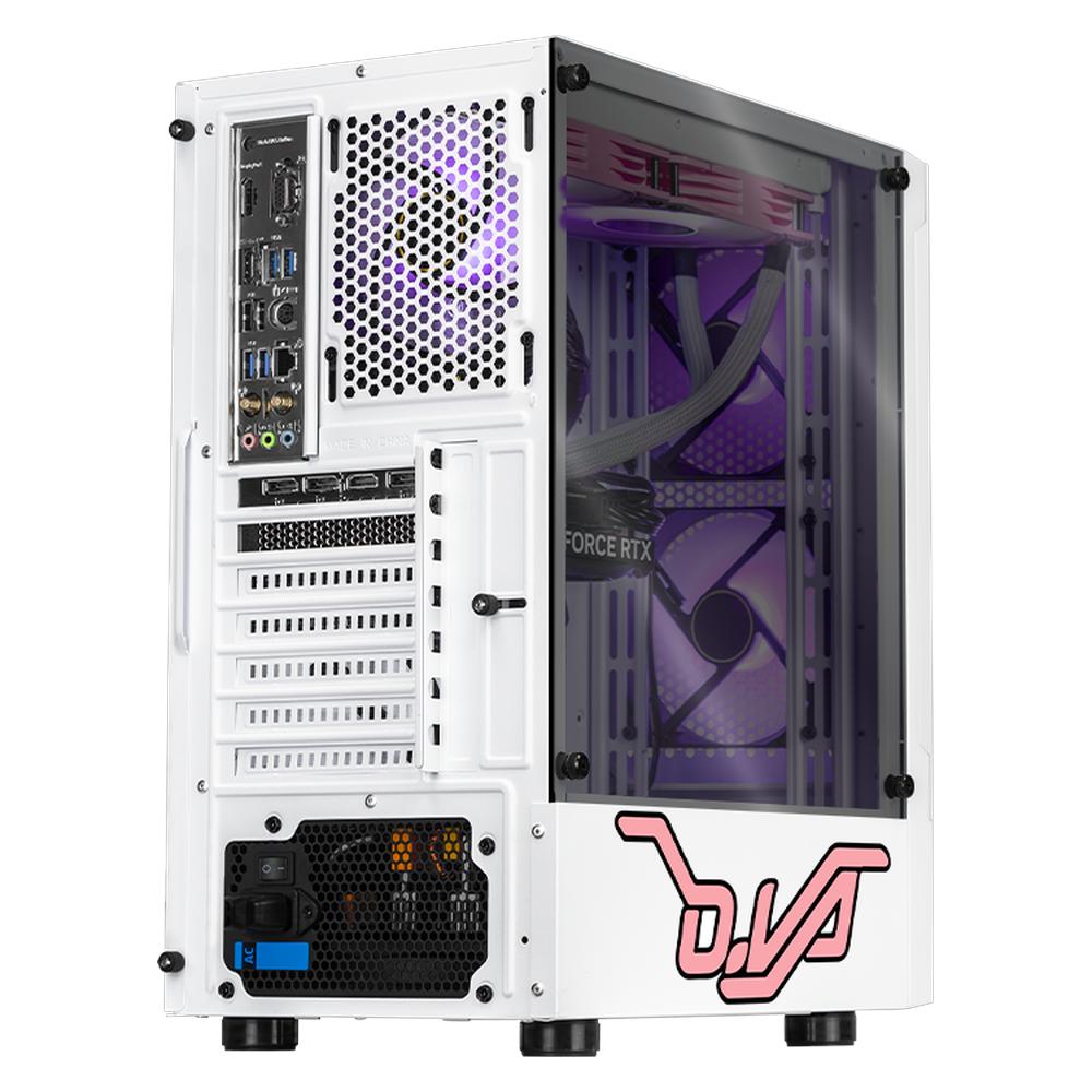 Foto 4 | Xtreme Pc Gaming Geforce Rtx 4060 Amd Ryzen 7 5700x 32gb Ssd 1tb Sistema Liquido Wifi Pink Rabbit