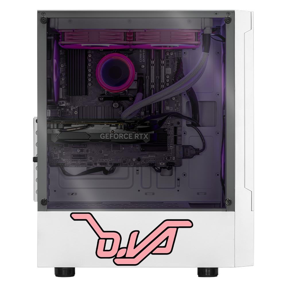 Foto 7 pulgar | Xtreme Pc Gaming Geforce Rtx 4060 Amd Ryzen 7 5700x 32gb Ssd 1tb Sistema Liquido Wifi Pink Rabbit