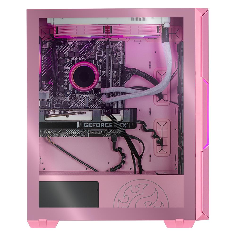 Foto 6 | Xtreme Pc Gaming Xpg Geforce Rtx 4060 Intel Core I7 11700kf 32gb Ssd 500gb 2tb Sistema Liquido Wifi Starker Air Pink