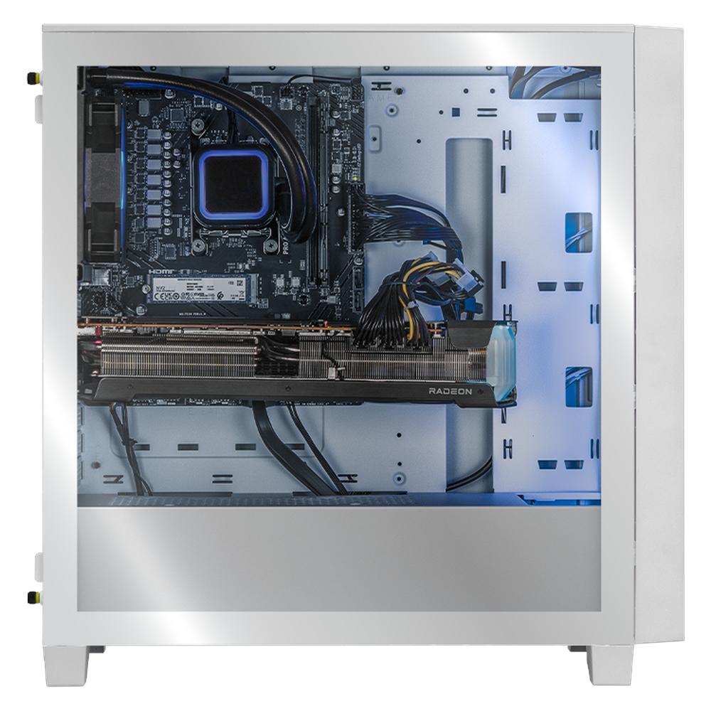 Foto 7 pulgar | Xtreme Pc Gaming Amd Radeon Rx 6900 Xt Amd Ryzen 9 7900x 32gb Ddr5 Ssd 1tb Sistema Liquido Wifi Air Flow White