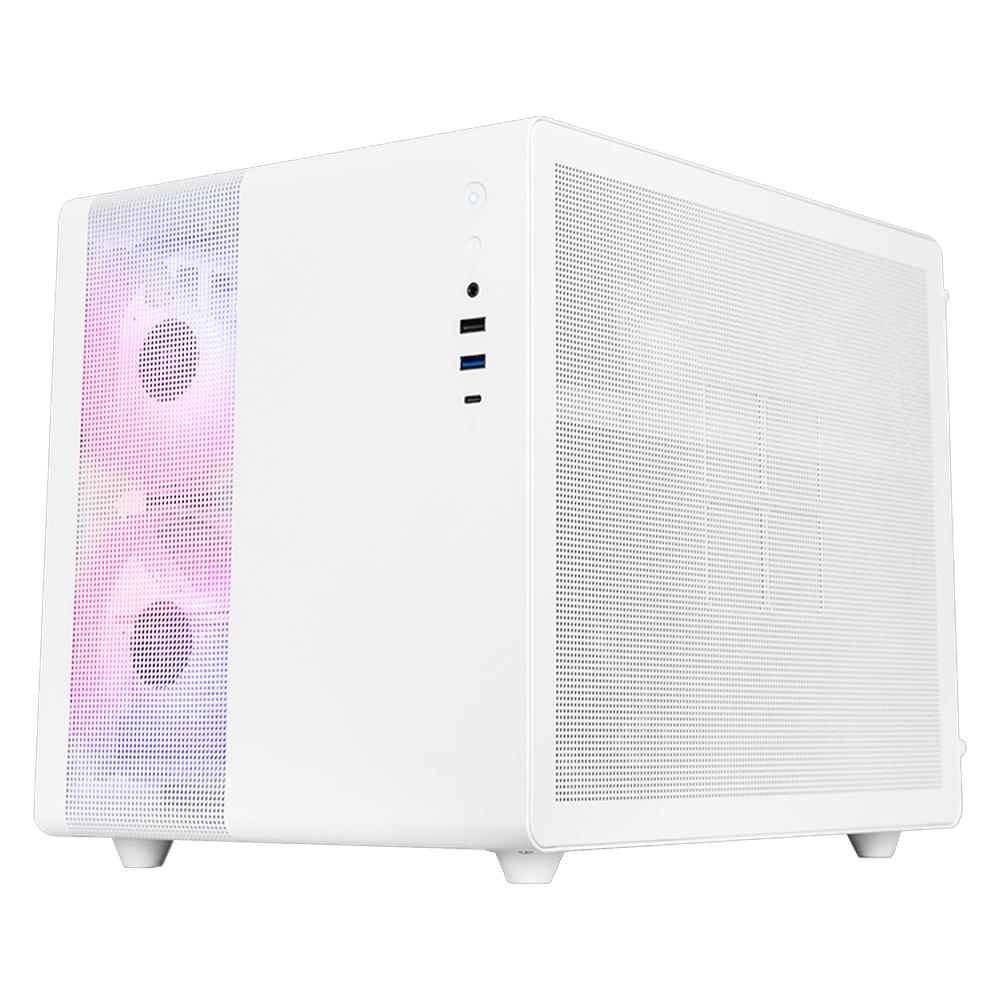 Foto 4 pulgar | Xtreme Pc Gaming Geforce Rtx 4060 Amd Ryzen 5 5600x 32gb Ssd 1tb Wifi Mini Tank White