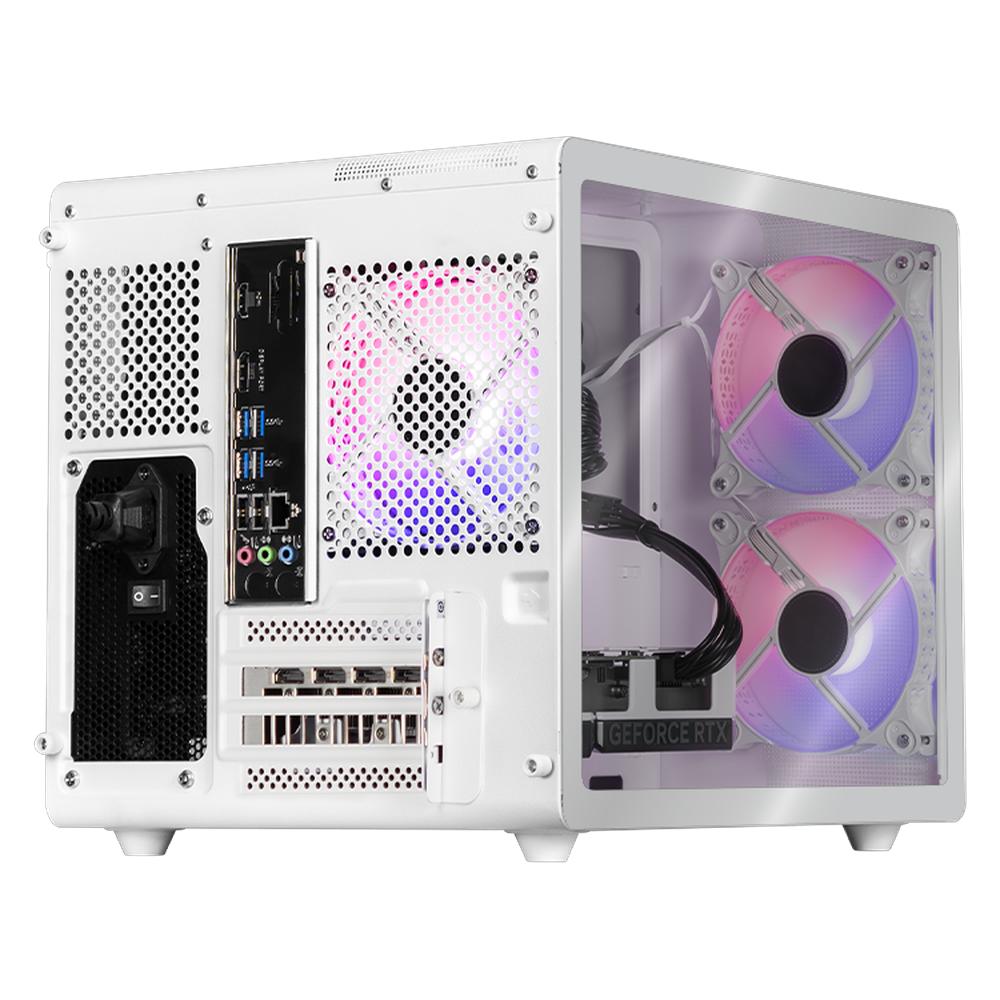 Foto 4 | Xtreme Pc Gaming Geforce Rtx 4060 Amd Ryzen 5 5600x 32gb Ssd 1tb Wifi Mini Tank White