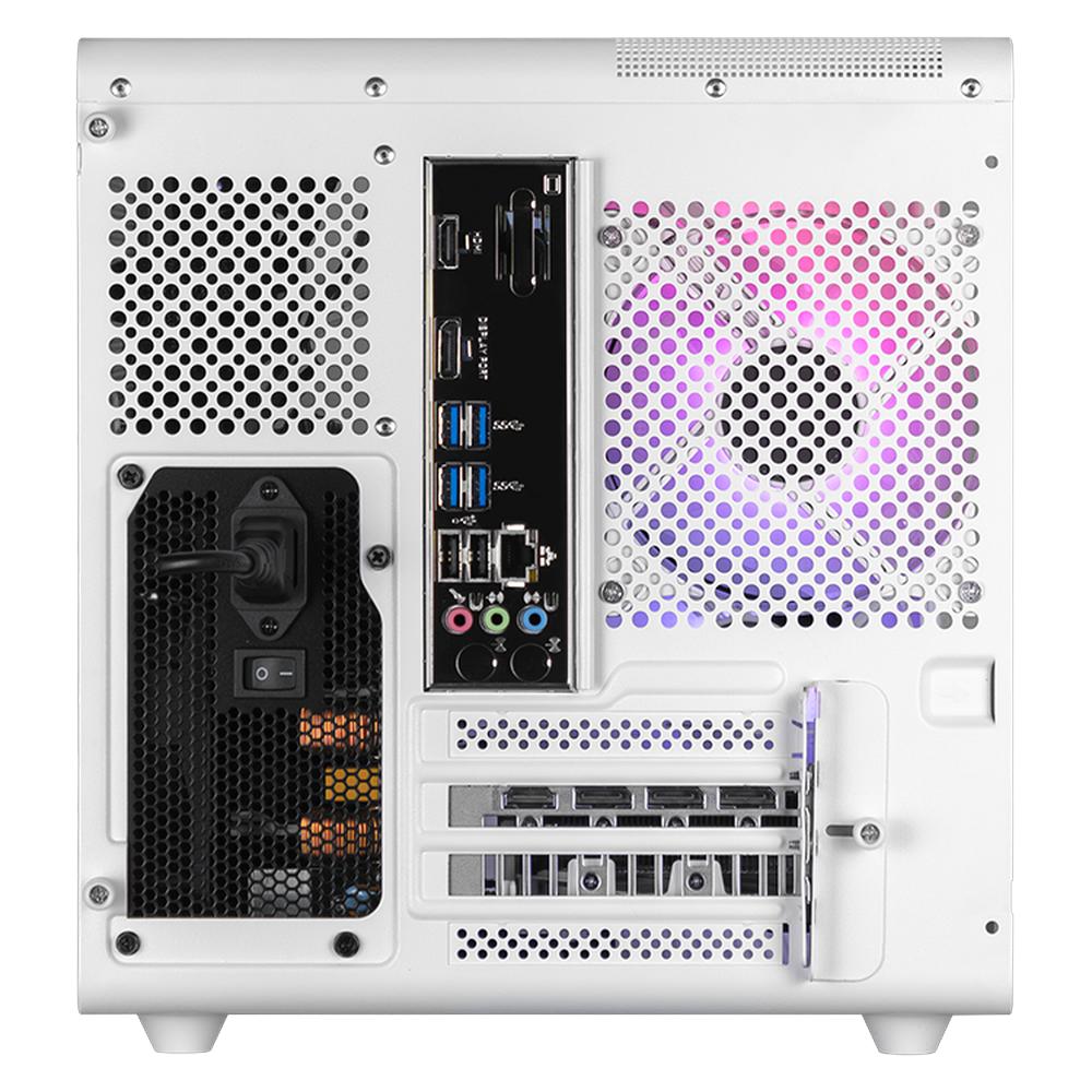 Foto 6 pulgar | Xtreme Pc Gaming Geforce Rtx 4060 Amd Ryzen 5 5600x 32gb Ssd 1tb Wifi Mini Tank White