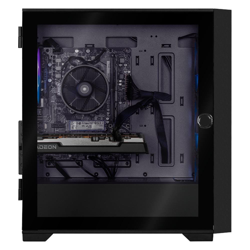 Foto 7 pulgar | Xtreme Pc Gaming Amd Radeon Rx 6650 Xt Ryzen 5 5600 16gb Ssd 1tb Wifi Carbono Black