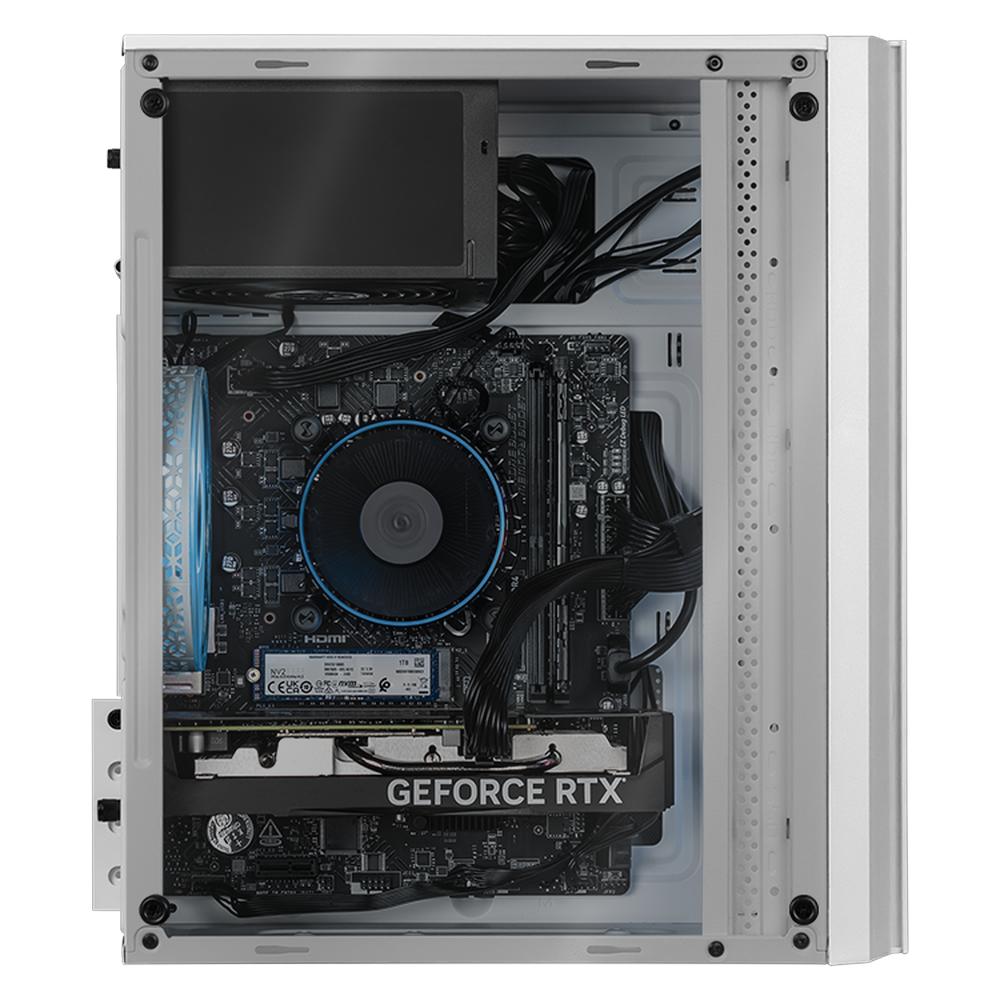 Foto 5 pulgar | Xtreme Pc Gaming Geforce Rtx 4060 Intel Core I5 12400f 16gb Ssd 1tb Wifi Air Max White